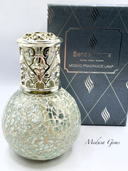 Sense Aroma Crystal Mosaic Catalytic Fragrance Lamp – Clear Glass Home Fragrance Diffuser