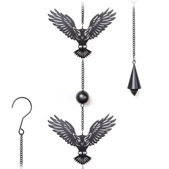 Night Owl Black Hanging Decoration | Windchimes