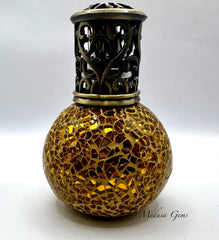 Sense Aroma Gold Mosaic Catalytic Fragrance Lamp – Luxury Home Fragrance Diffuser