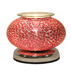 Aroma Animal Print Red Ellipse Touch Electric Wax Melt Warmer