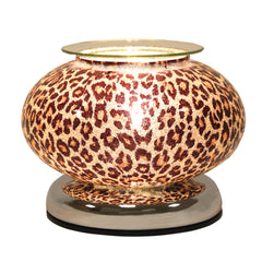 Aroma Leopard Print Ellipse Touch Electric Wax Melt Warmer