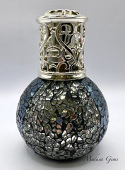 Sense Aroma Gemini Mosaic Catalytic Fragrance Lamp – Black & Silver Home Fragrance Diffuser