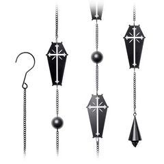 Alchemy Black Coffin hanging Decoration | Windchimes