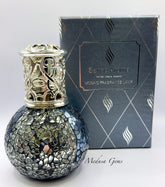 Sense Aroma Gemini Mosaic Catalytic Fragrance Lamp – Black & Silver Home Fragrance Diffuser
