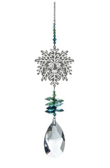 Wild Things Large Crystal Fantasy Large Green Man Hanging Swarovski Suncatcher