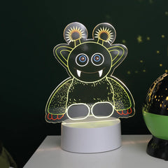Sleep Sakes Monster and Dragon 2 in 1 LED Acrylic Lamp