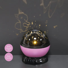 Sleep Sakes Unicorn Rotating Projector with Night Light LED 14cm