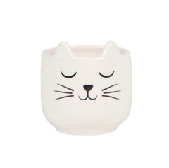 Sass & Belle Mini Cat’s Whiskers White Planter