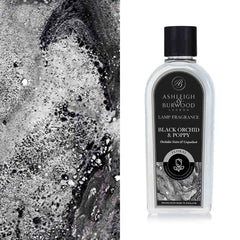Ashleigh and Burwood Black Orchid & Poppy Lamp Fragrance 500ml