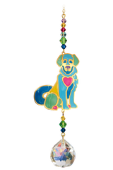 Crystal Dreams Puppy Bright Crystal Suncatcher