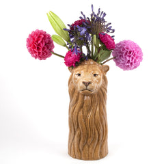Quail Ceramics - Lion Flower Vase - Large