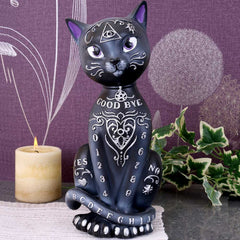 Mystic Kitty Figurine Spirit Board Black Cat Ornament