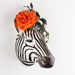 Quail Ceramics - Zebra Wall Vase Large
