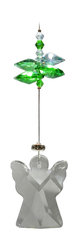 Angels in My Window: Birthstone Hanging Crystals - Peridot - August