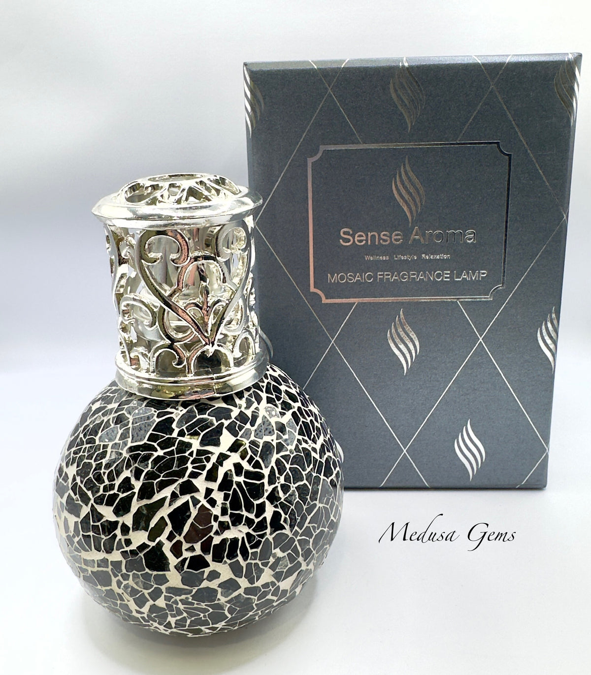 Sense Aroma Onyx Mosaic Catalytic Fragrance Lamp – Luxury Home Fragrance Diffuser