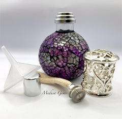✨ Sense Aroma Periwinkle Mosaic Catalytic Fragrance Lamp