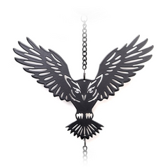 Night Owl Black Hanging Decoration | Windchimes
