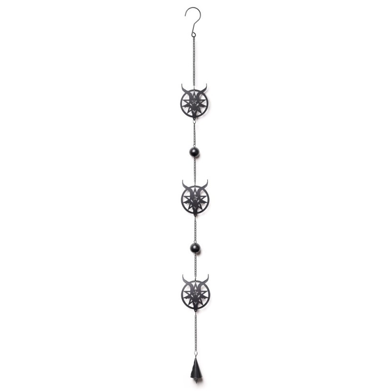 Alchemy Black Baphomet Hanging Decoration | Windchimes