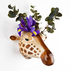 Quail Ceramics - Giraffe Wall Vase Large