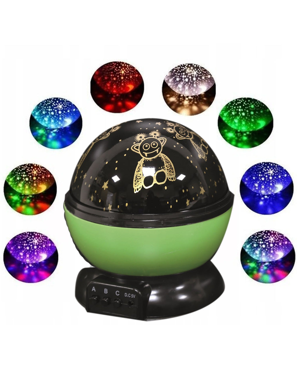 Sleep Sakes Monster Rotating Projector and Night Light LED 14cm