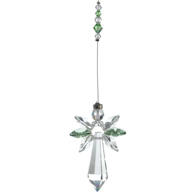 LARGE CRYSTAL GUARDIAN ANGEL PERIDOT