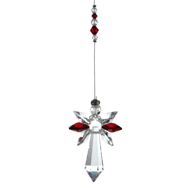 LARGE CRYSTAL GUARDIAN ANGEL GARNET