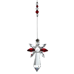 LARGE CRYSTAL GUARDIAN ANGEL GARNET