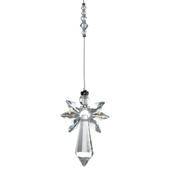 LARGE CRYSTAL GUARDIAN ANGEL AURORA BOREALIS