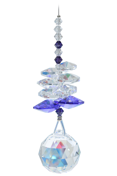 Wildthings Hanging Birthstone Crystal Cascade Amethyst