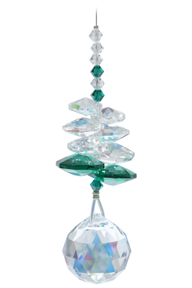 Wildthings Hanging Birthstone Crystal Cascade Emerald