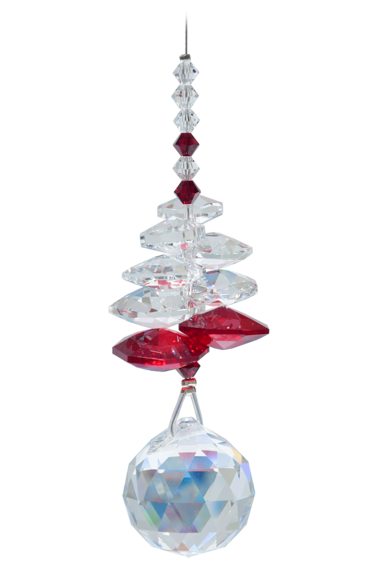 Wildthings Hanging Birthstone Crystal Cascade Garnet