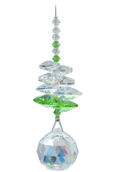 Wildthings Hanging Birthstone Crystal Cascade Peridot