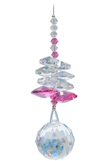 Wildthings Hanging Birthstone Crystal Cascade Rose