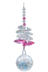 Wildthings Hanging Birthstone Crystal Cascade Rose