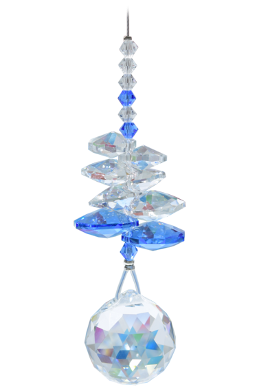 Wildthings Hanging Birthstone Crystal Cascade Sapphire