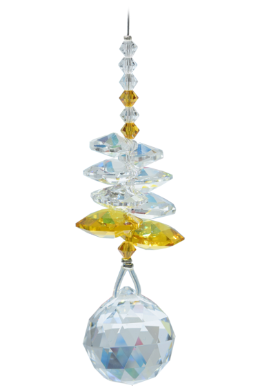 Wildthings Hanging Birthstone Crystal Cascade - Topaz