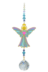WILD THINGS CRYSTAL DREAMS ANGEL WITH HEART - AURORA