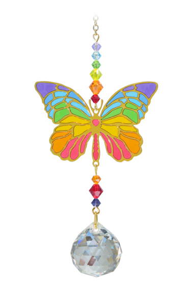 WILD THINGS CRYSTAL DREAMS BUTTERFLY - RAINBOW