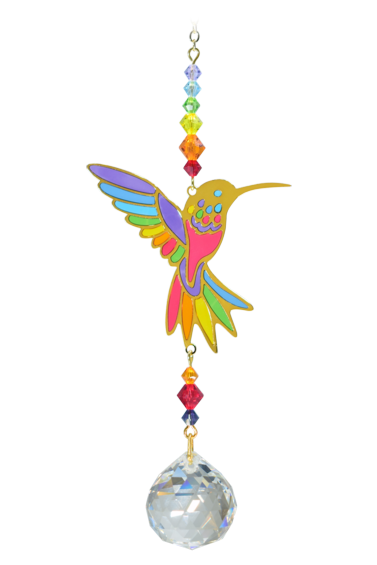 WILD THINGS CRYSTAL DREAMS HUMMINGBIRD - RAINBOW
