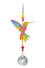 WILD THINGS CRYSTAL DREAMS HUMMINGBIRD - RAINBOW