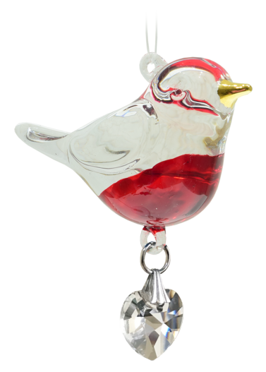 Wild Things Fantasy Glass Pretty Little Bird - Robin