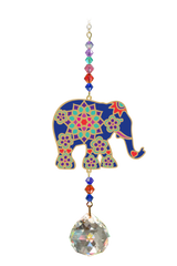 Crystal Dreams Indian Elephant  Suncatcher