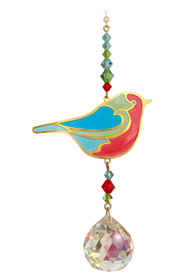 Crystal Dreams Robin Suncatcher