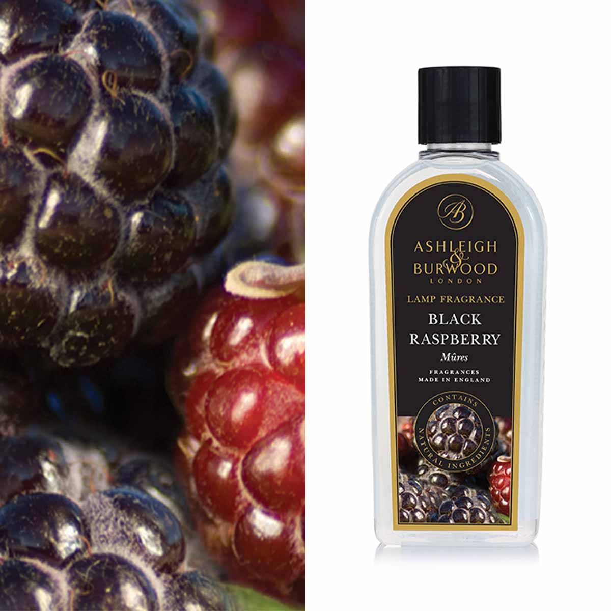 Ashleigh and Burwood Black Raspberry Lamp Fragrance 500ml