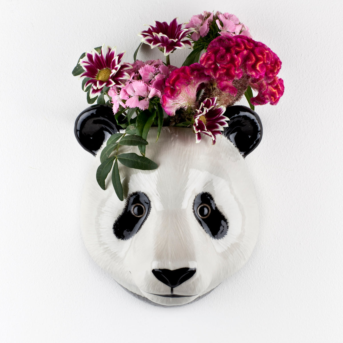 Quail Ceramics - Panda Wall Vase Large