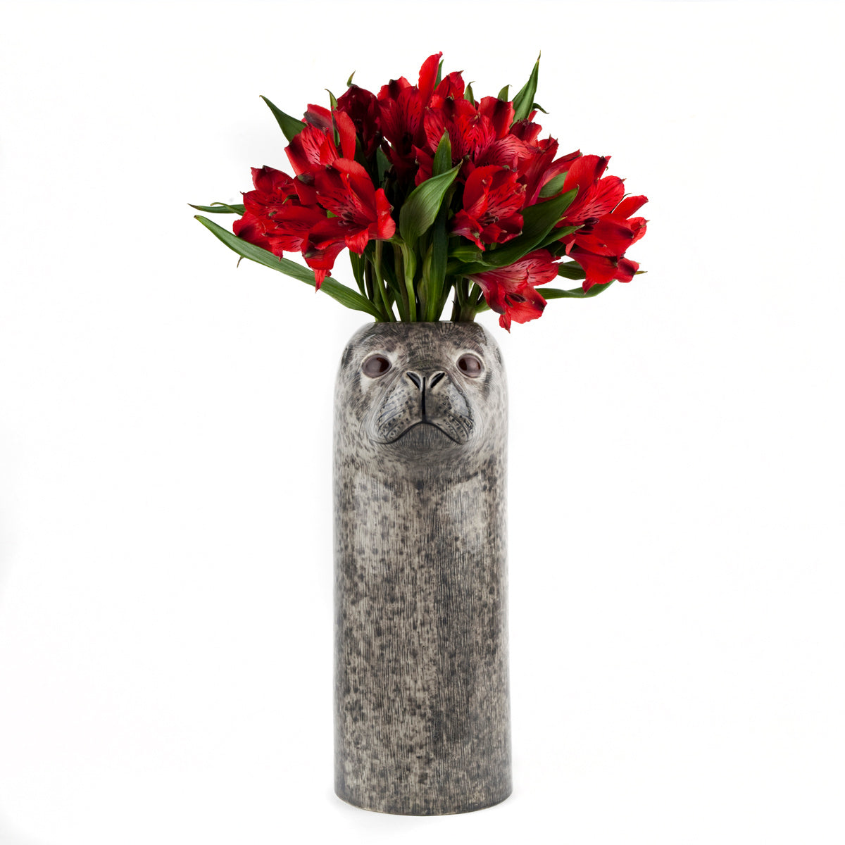 Quail Ceramics Harbour Seal Flower Vase -Large
