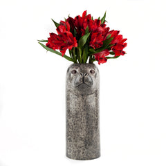Quail Ceramics Harbour Seal Flower Vase -Large