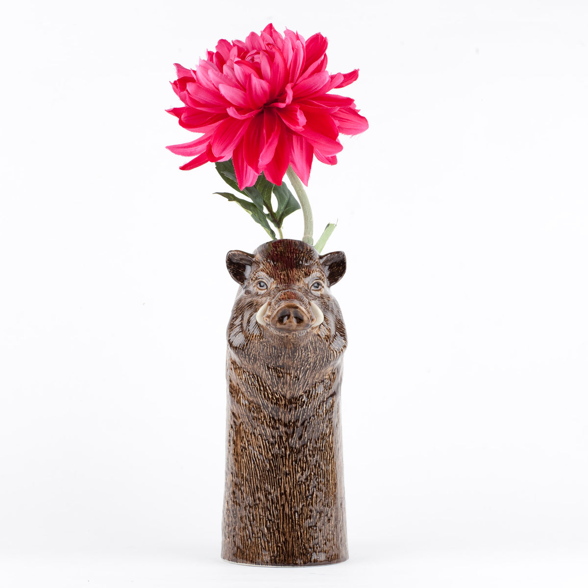 Quail Ceramics - Wild Boar Flower Vase - Large