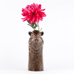 Quail Ceramics - Wild Boar Flower Vase - Large